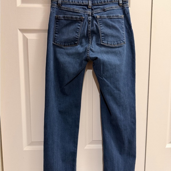 L.L. Bean Women's Straight Leg Jeans in Deep Blue - Picture 2 of 4